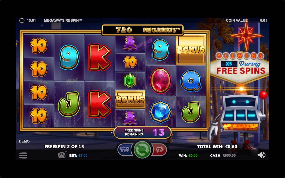 Megaways™ Respin - Demo Play & Real Money Casinos